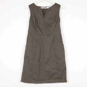 Boden Helena Chino Dress, Olive, 12R, NWT